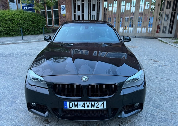 BMW Seria 5 cena 58000 przebieg: 293000, rok produkcji 2012 z Wrocław małe 79